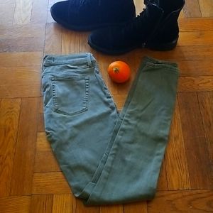 Bullhead Pacsun Green Jeggings 25